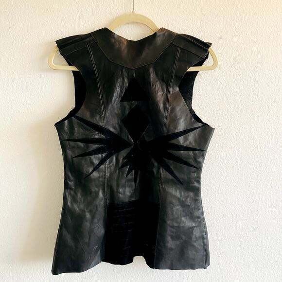 Leather & Suede Handmade Southwestern Vest